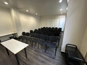 Salle bleue - en théâtre